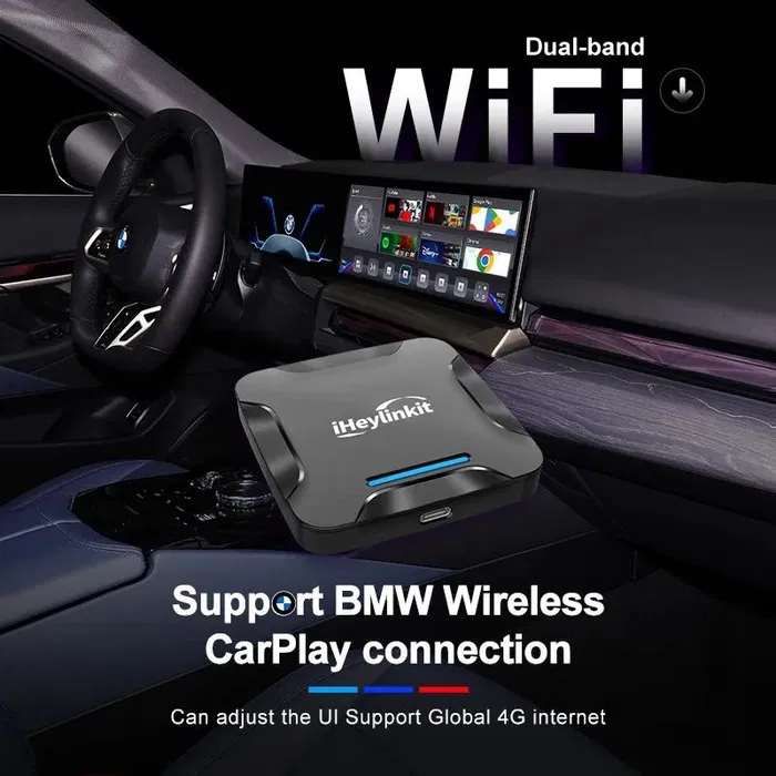 Приставка Heylinkit BW550 Ultra Android Box для BMW X1 X7 i3 Dual-band Wi-Fi