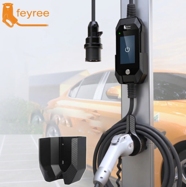 Зарядка для електромобіля Feyree 3.5кВт 16A Type 2 Sleek Black
