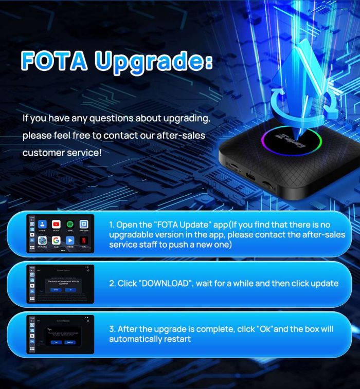Приставка в авто Carlinkit TBox Ambient 8/128 Android 13.0
