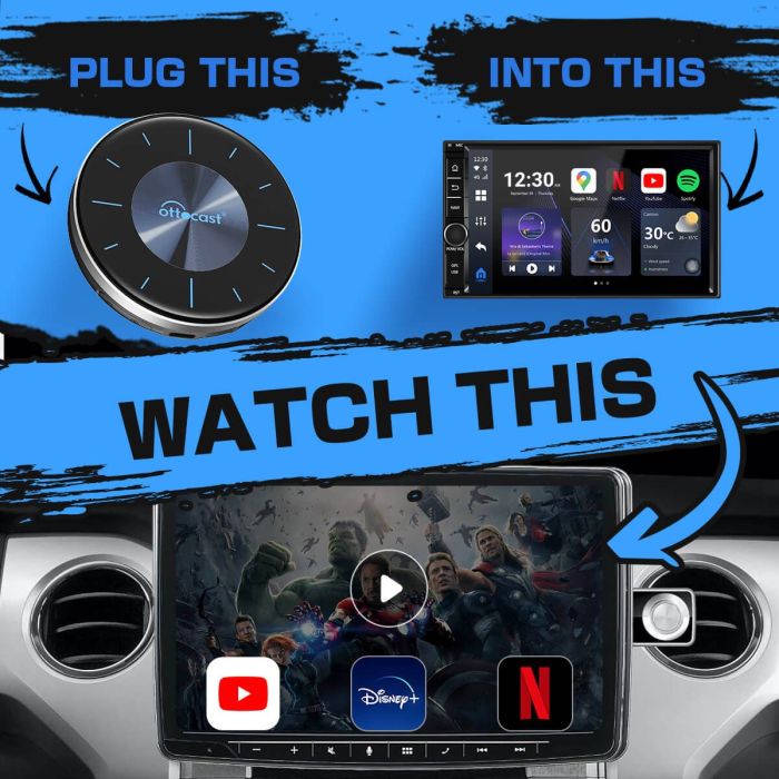 Приставка CarPlay AI Box Picasou 3 Ottocast