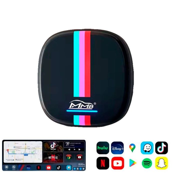 Приставка для BMW MMB MAX Android 13 через CarPlay Ai Box 8+128G