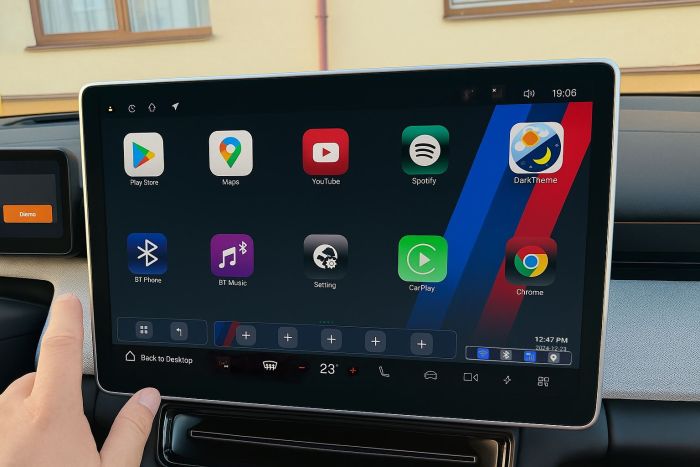 Приставка для BMW MMB MAX Android 13 через CarPlay Ai Box 8+128G