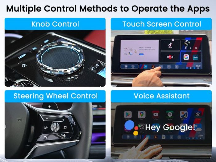 Приставка для BMW MMB MAX Android 13 через CarPlay Ai Box 8+128G