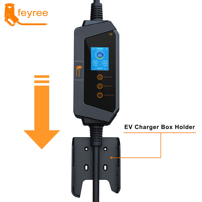 Зарядка для электромобиля Feyree 7кВт 32A Type2