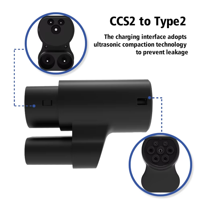 Перехідник CCS2 - Type2 250 кВт EU Tesla (DC)