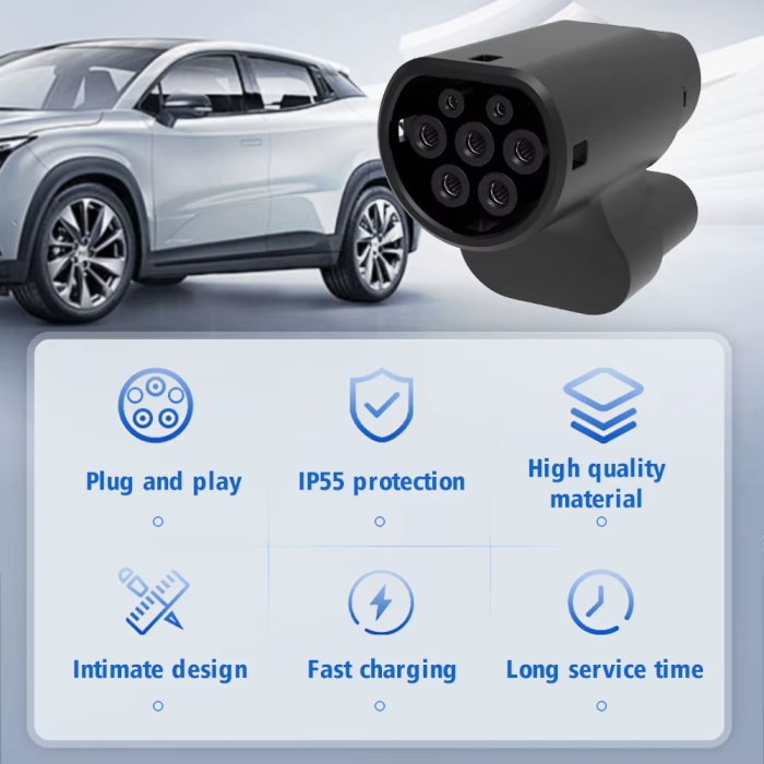 Перехідник CCS2 - Type2 250 кВт EU Tesla (DC)